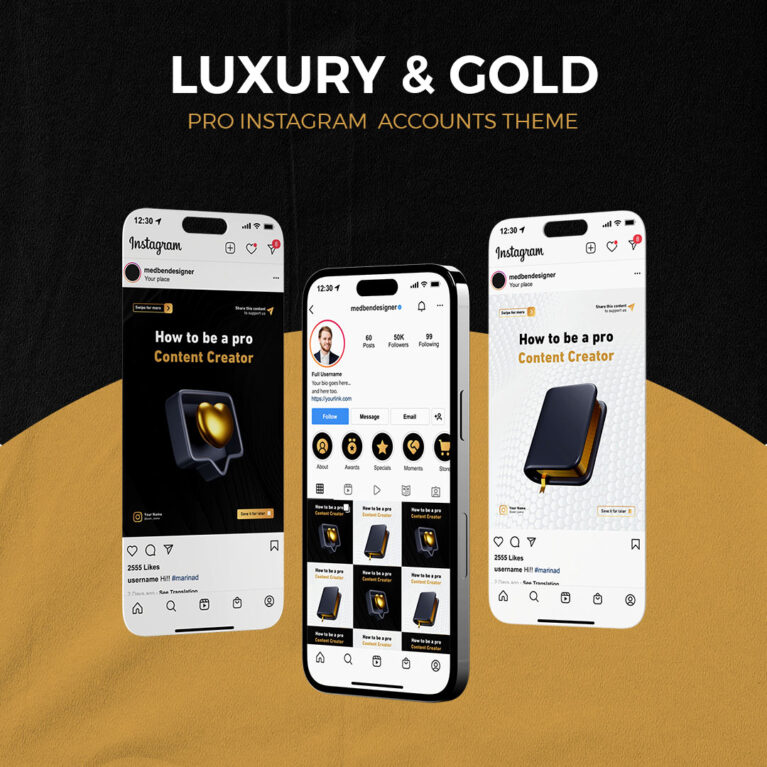 Professionel instagram Theme